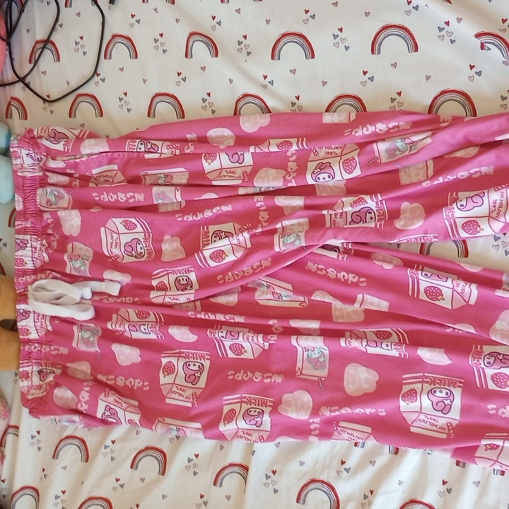My melody pink pj pants xl